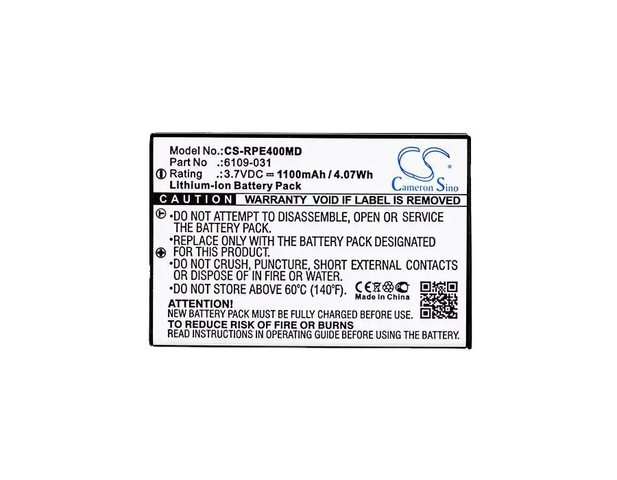 Batteria 1100Mah E4-Batt Per Mettlertoledo E4 Xls +, Per Pipetta Rainin E4, E4 Xls +