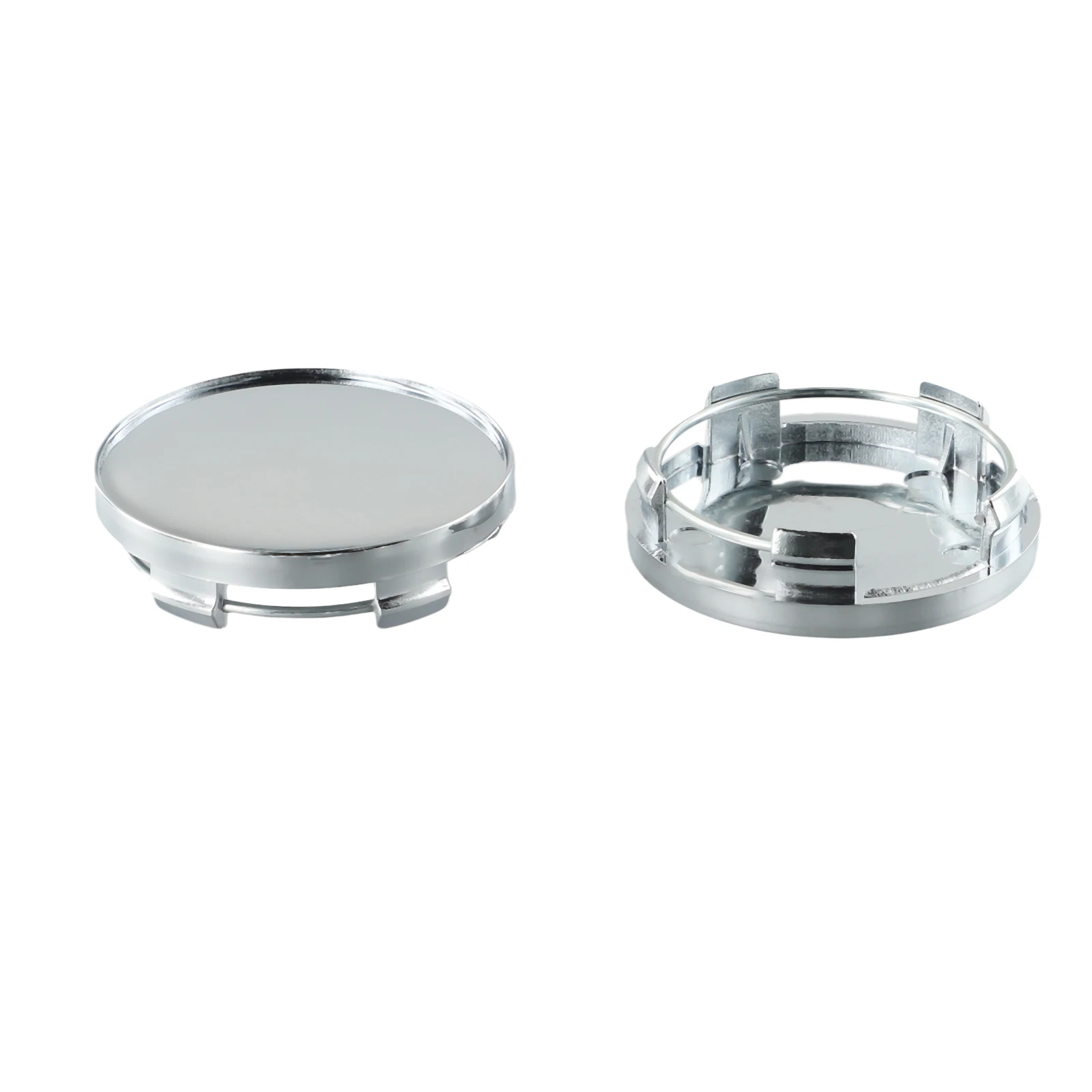 자동차 휠 센터 캡 자동차 액세서리, ABS 플라스틱, 내경: 48mm, 외경: 59mm, 4 개
