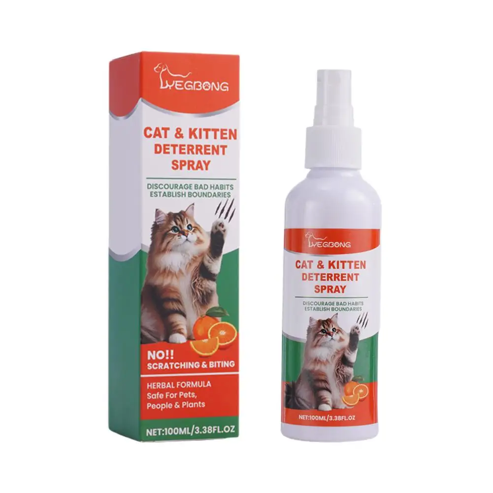 Spray repelente de gatos de alta gama, 100ML, mantiene a las mascotas alejadas, antisacarones y antichupones, accesorios para mascotas