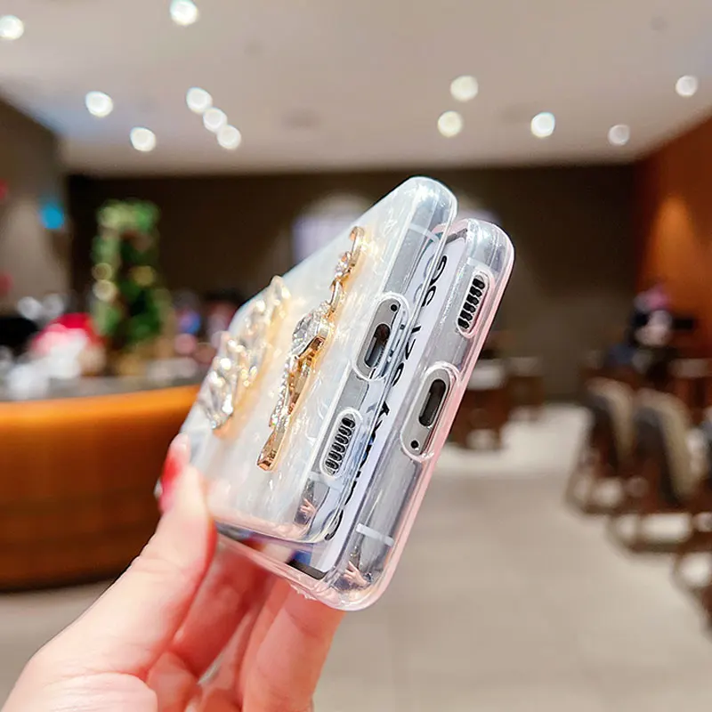 14 34 54 13 Luxury Swan Rhinestone Case for Samsung galaxy A14 A54 A34 A13 A03 A33 A73 A53 A32 A12 Phone Case Shockproof Cover phone case