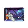 Rolling Tray 18*12.5CM Tobacco Metal Cigarette Smoking Accessories Herb Tinplate Plate Grinder Tools Rolling Tools 2