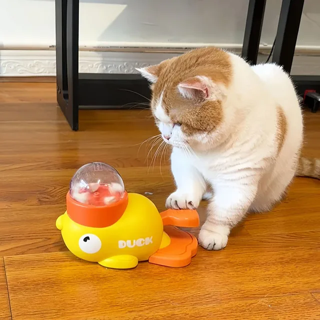 Interactive Pet Puzzle Feeder for Cats and Dogs - Fun and Stimulating Freeze-Dried Treat Dispenser for Home Pets Interactive Pet Puzzle Feeder for Cats and Dogs - Fun and Stimulating Freeze-Dried Treat Dispenser for Home Pets