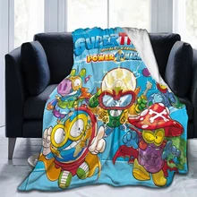 

Superzings Series 7 (3) Anime printed Ultra-Soft Micro Fleece Blanket flannel throw Sherpa bedspread bedding sofa