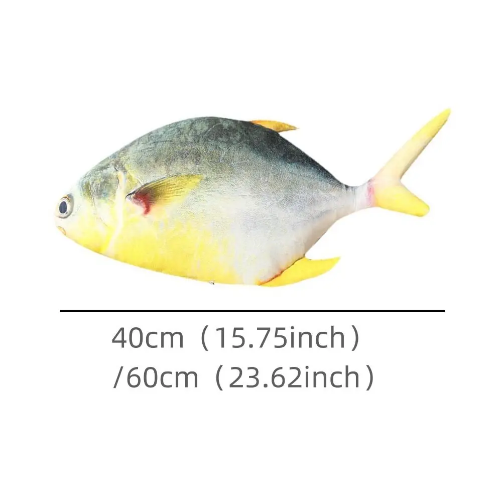 Anime Pillow PP Cotton Simulation Sea Fish Stuffed Soft Sea Fish Stuffed Bream Grouper Fish Sleeping Pillow Gifts