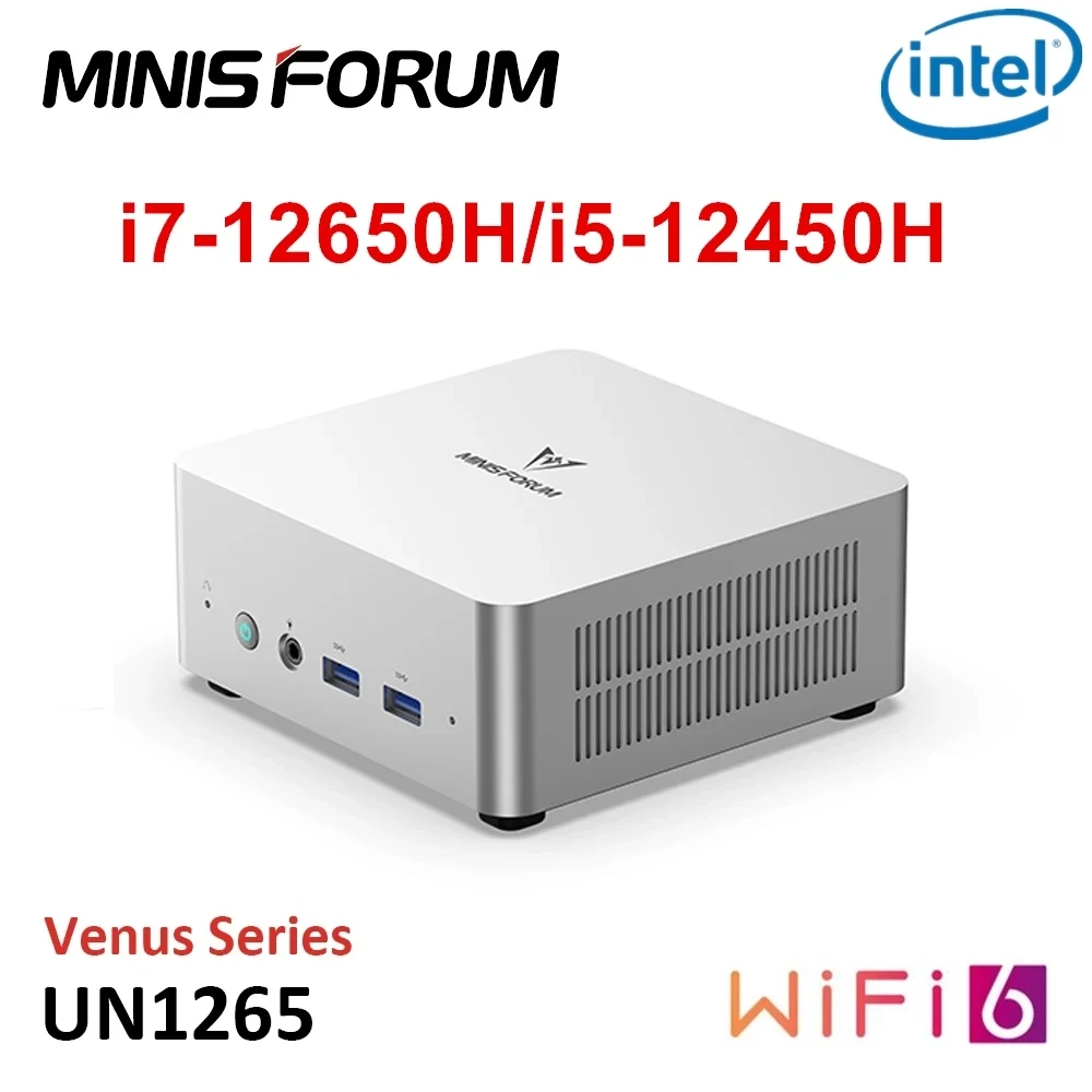 ミニPC MINISFORUM UN1360W Core i7 13620H MINISFORUM、「Core i7-13620H」を搭載した高性能ミニPC