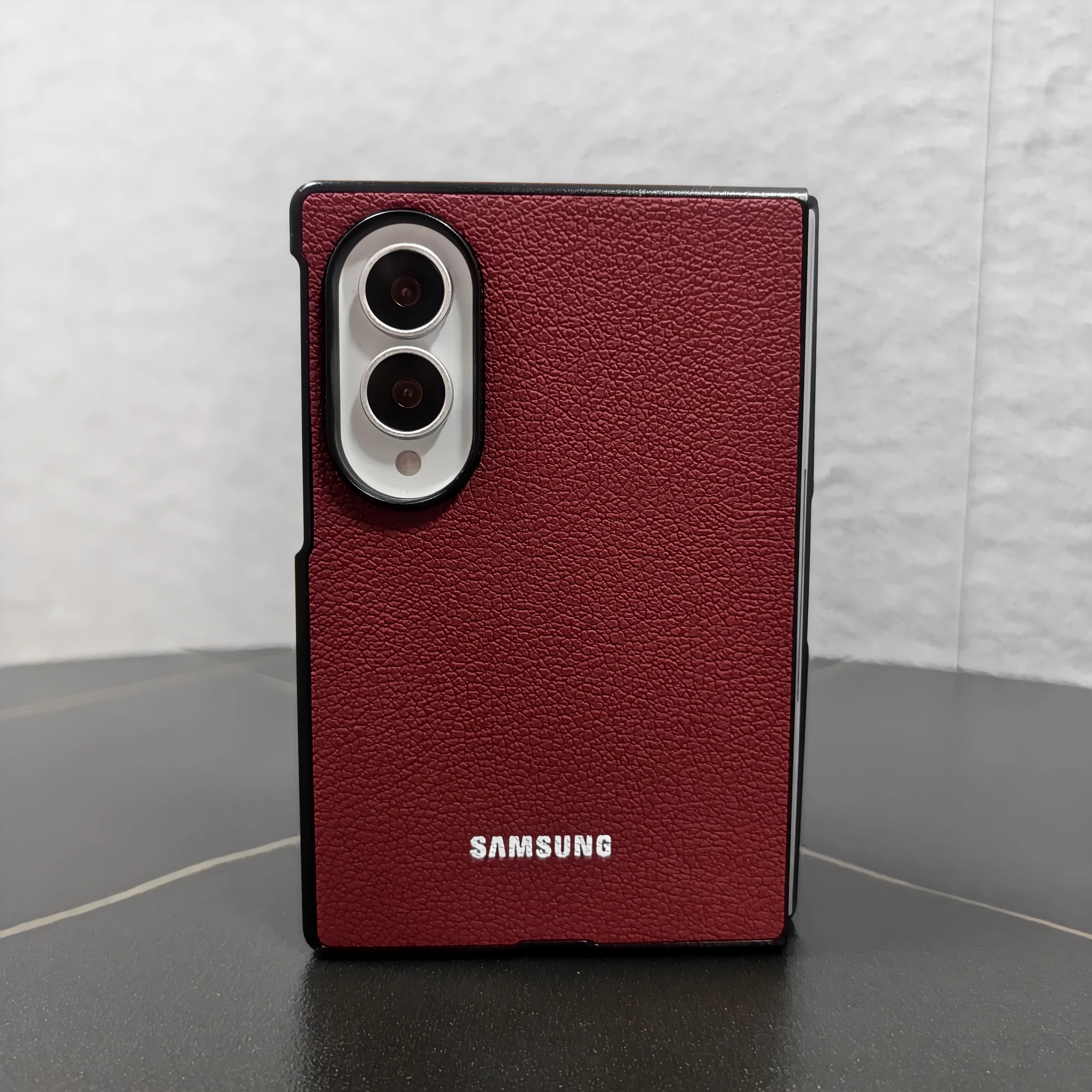 Luxury Lychee Patterned Leather Shockproof Cover with Litchi Texture