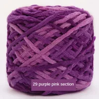 330g/set Fashion Thick Crochet Knitting Rainbow Chenille Yarn for Slippers Carpets Scarf Smooth Velvet Thread Soft Skin Friendly 1