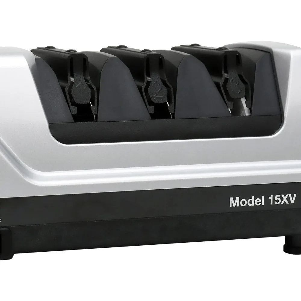 15 Trizor XV EdgeSelect Professional Electric Knife Sharpener for Straight and Serrated Knives Diamond Abrasives Patented 4