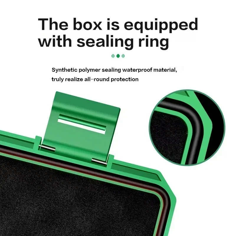 Waterproof Sealed Small Precision Instrument Parts Tool Storage Box Safety Protection Box Small Size Toolbox