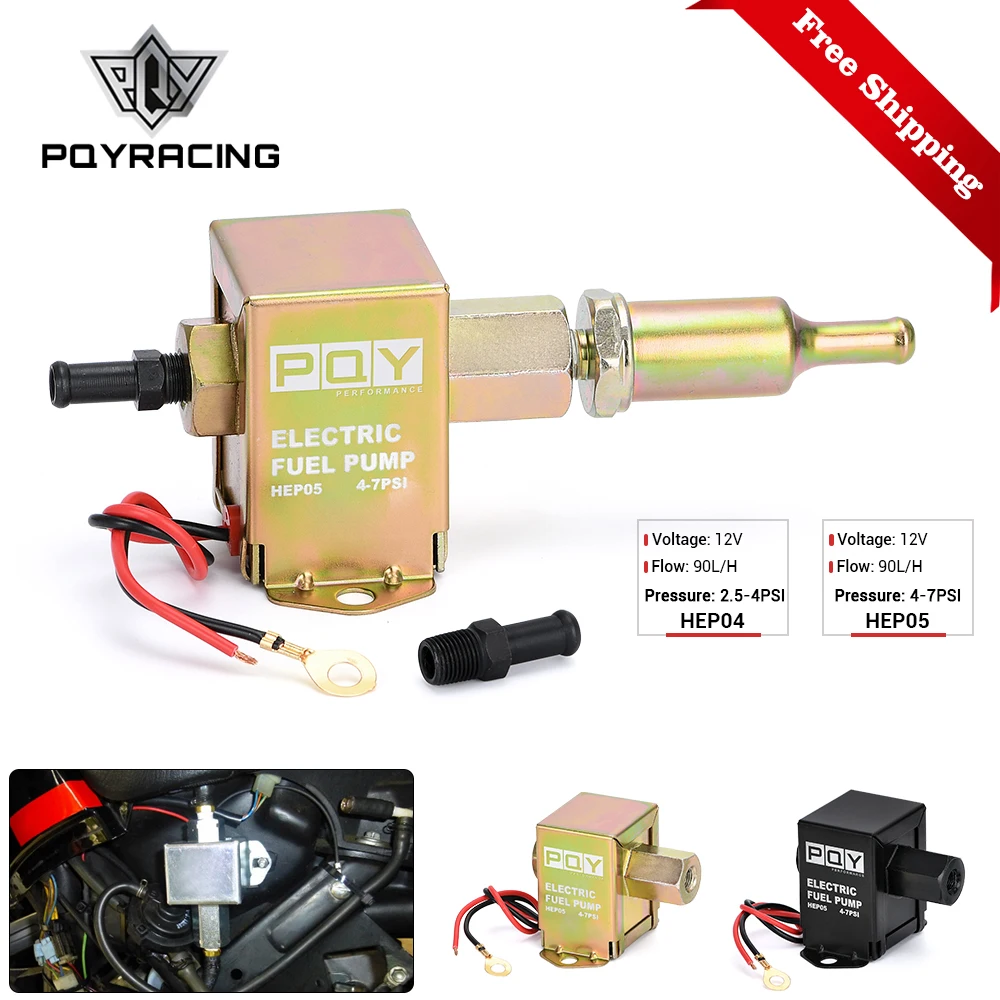 Pompe à carburant électrique universelle 12V Pompe à carburant électrique carrée