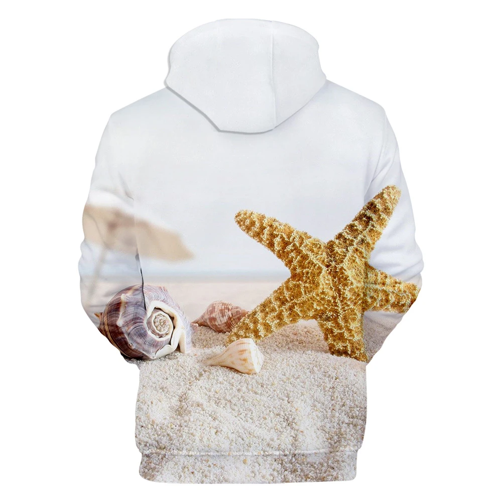 sweater hoodie 2022 Men's/Women's Fall/Winter Hoodie 3D Printed Ocean Sky Hawaii Beautiful Seascape Sweet Beach Hoodie big hoodie