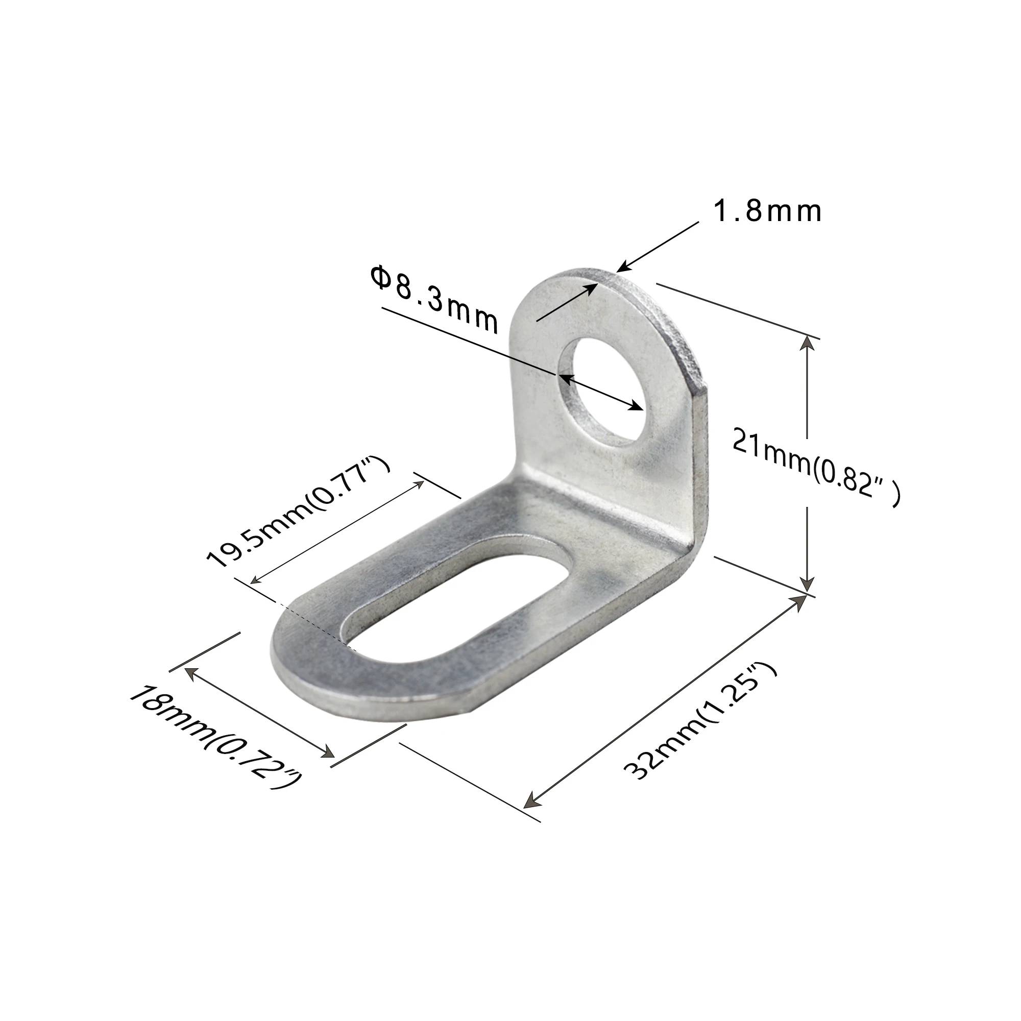 Stainless Steel Corner Brackets 10 PCS Lot Corner Bracket Adjustable Iron Metal L Shape Right Angel Brace for Shelf Support Board Connect