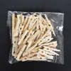 100pcs Wooden Clip Clothes Pants Drying Photo Fixing DIY Mini Wooden Clip Clamps Assorted Set 6
