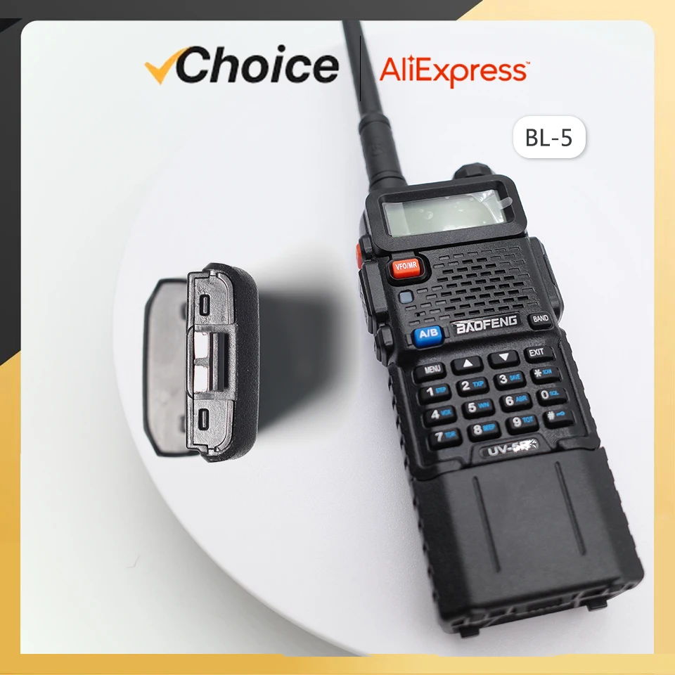 Baofeng UV-5R Battery Case BL-5 AAA batteries Shell Extended AA Battery Housing for UV-5R DM-5R UV-5RE Walkie Talkie Accessories 6