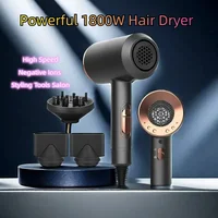 Professional High Power 1800W Hair Dryer Constant Temperature Negative Ions Blower Styling Tools Salon High Speed Salon/Barber 1