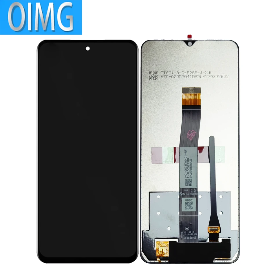Kit Schermo LCD Per Xiaomi Redmi 10C Con Telaio Nero - Display 6.7 Pollici Con Touch E Strumenti Riparazione