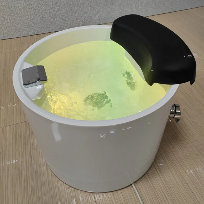 

Automatic Drainage Acrylic Pedicure Chair Foot Wash Ceramic Foot Pedicure Support Independent Sillon De Pedicura Furniture ZT