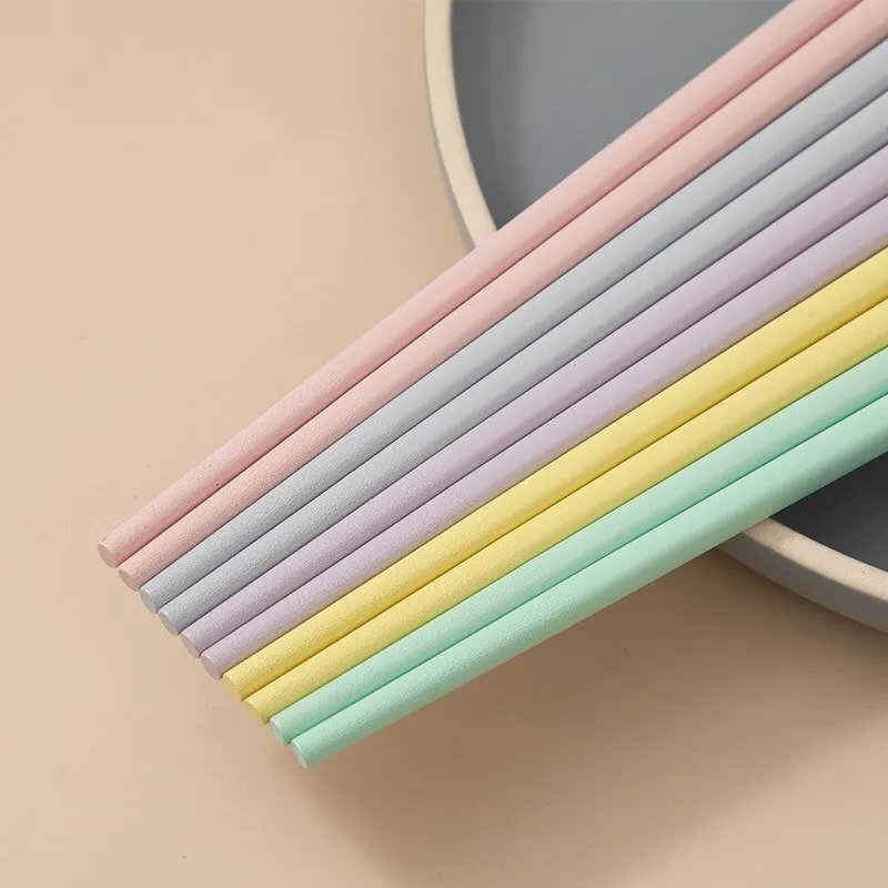 Description Picture 5 of item5 Pairs Cute Chopsticks ,Cherry Blossom Petals Pattern, Beautiful ,Non-slip Sushi Stick Chopsticks, Eco-Friendly Food Chopsticks