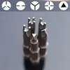 SenNan 5Pcs Special-shaped Screwdriver Set 50mm U-shaped Y-Type Triangle Inner Cross Three Points Screwdriver Bit Tool L-Wrench 2