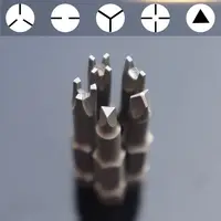SenNan 5Pcs Special-shaped Screwdriver Set 50mm U-shaped Y-Type Triangle Inner Cross Three Points Screwdriver Bit Tool L-Wrench 2