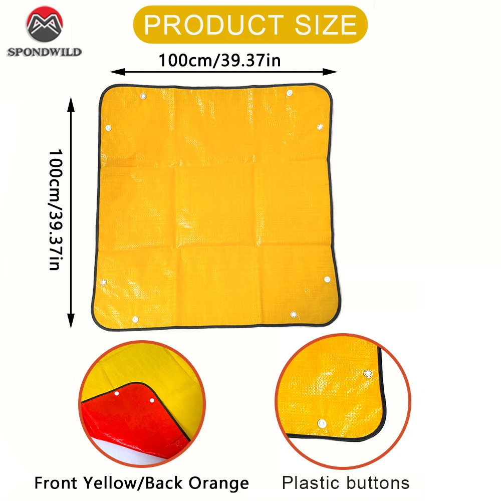 Foldable Waterproof Planting Mat Set - Reusable Gardening and Potting Pad