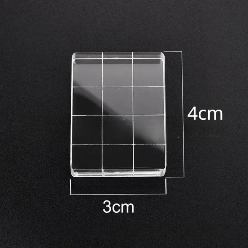 Clear Acrylic Stamp Block Use Clear Cling Mounted Rubber Stamp DIY Scrapbooking Photo Album Decorative Handmade Tools