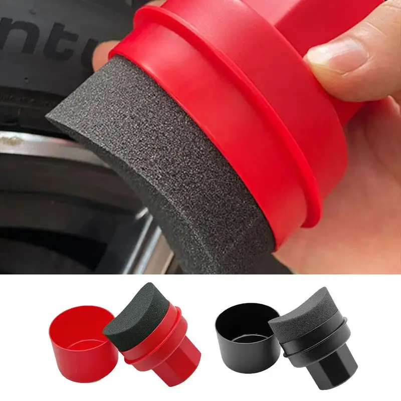 

Car Wax Applicator Pad Car Wheel Polishing Waxing Brush High Density Elastic Dressing Cleaning Tool Car Detail Accessories