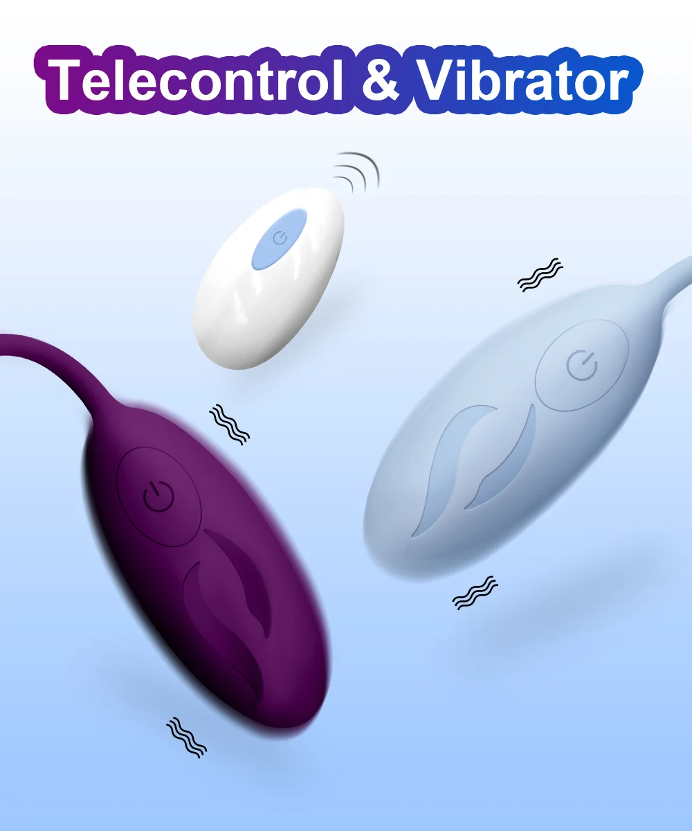 Xbonp Wireless Vibrator Vibrating Egg G-Spot Stimulator Vagina Ball Clitoral Stimulator Masturbator Adult Couple Female Sex Toy