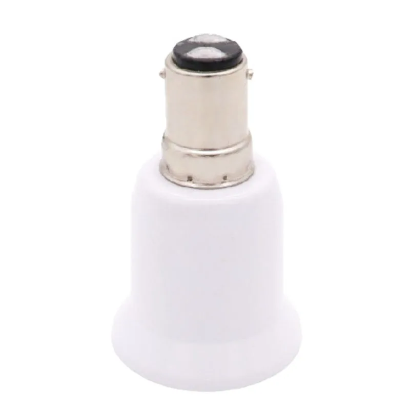 B15 to E27 Led Lighting Lamp Holder Converter Screw Bulb Socket Adapter LED Saving Light Halogen Lamp Bases 3A 220V White,lamp holder,lamp bulb holder,lamp base,lamp socket adapter