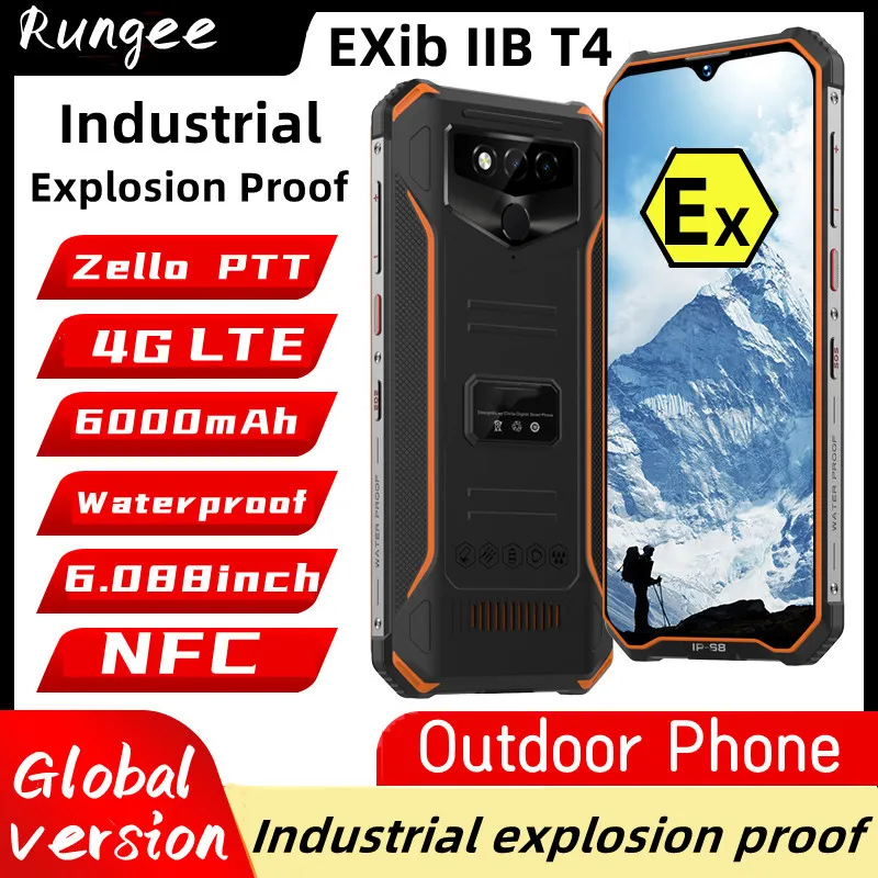 UNIWA W888 ATEX Explosion-proof IP68 Walkie Talkie Smartphone 4GB