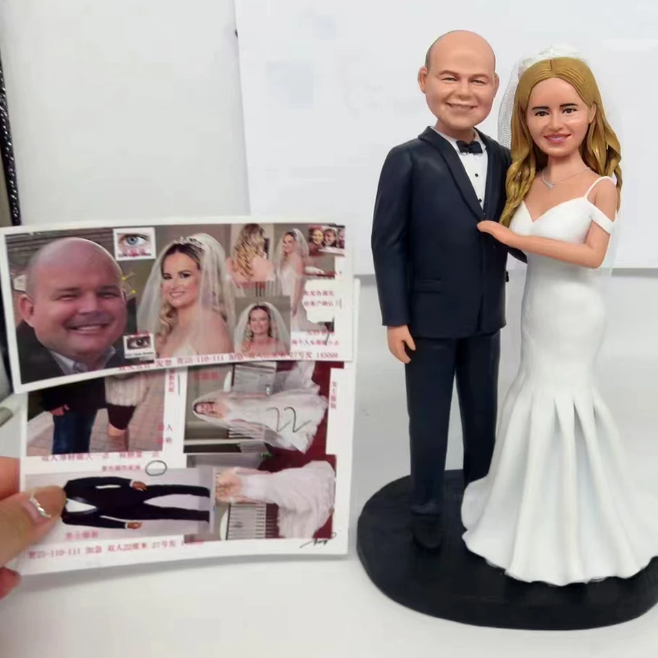 Bobblehead Personalizzato Con Foto - Ornamento Oscillante Per Auto O Scrivania - Foto 3