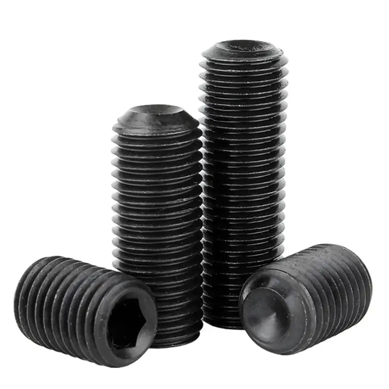 10Pcs/lot M2 M2.5 M3 M4 M5 M6 M8 M10 Headless Cup Point Set Screw 12.9 Grade Carbon Steel Hex Socket Set Screw Support Customize - Image 5
