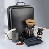 Travel coffee bag manual coffee machine set waterproof packaging 11 pieces gift Arabic coffee tea set GN123TB 4