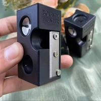 Billiard Cue Tip Grinding Tool Multifunctional Repair Shaper Snooker Pool Tips Round Cutting With Pinprick Billiard Accessories