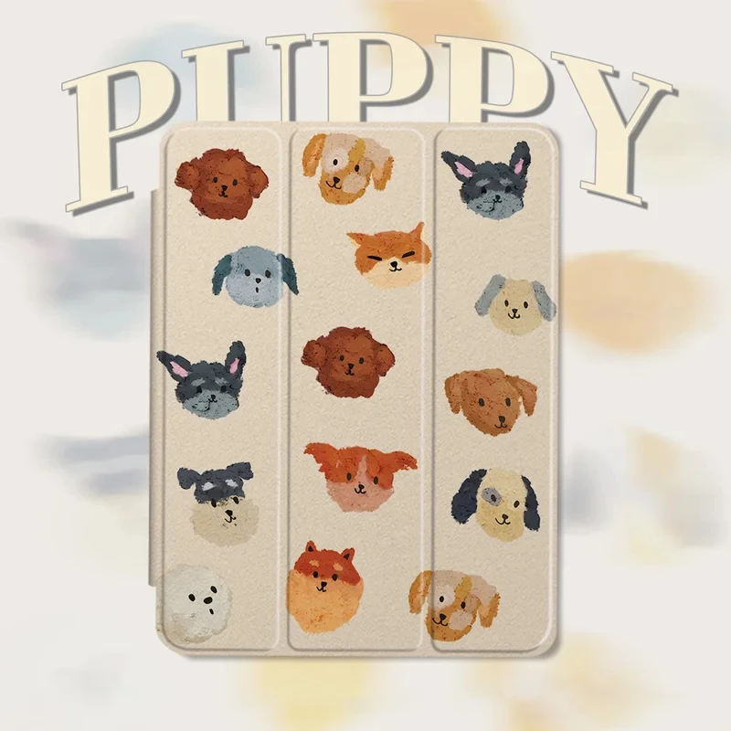 Collection of Dogs Tri-Fold Tablet Case