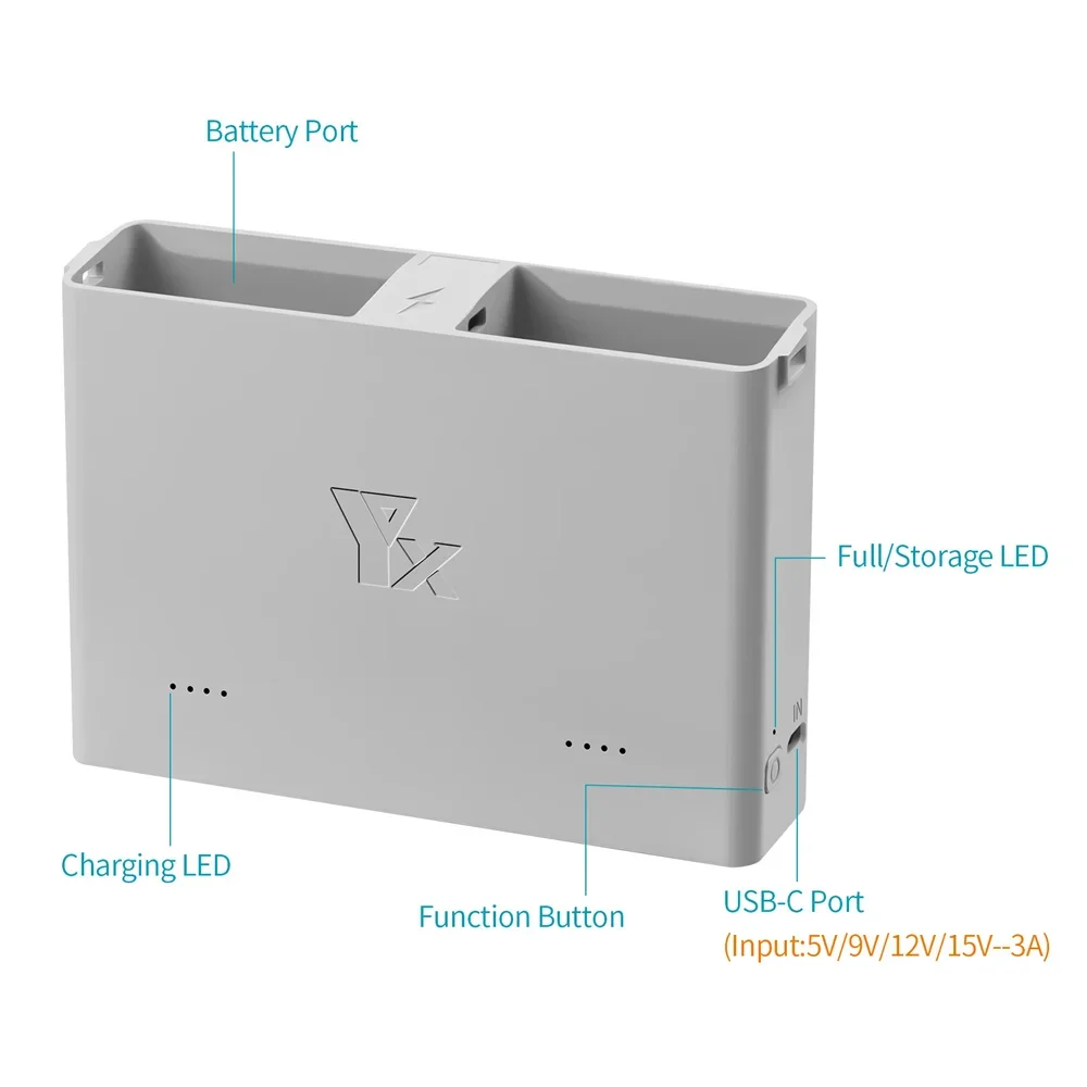 รูปสินค้า ชาร์จเต็มเร็ว 2 แบต สำหรับ DJI Mini Series