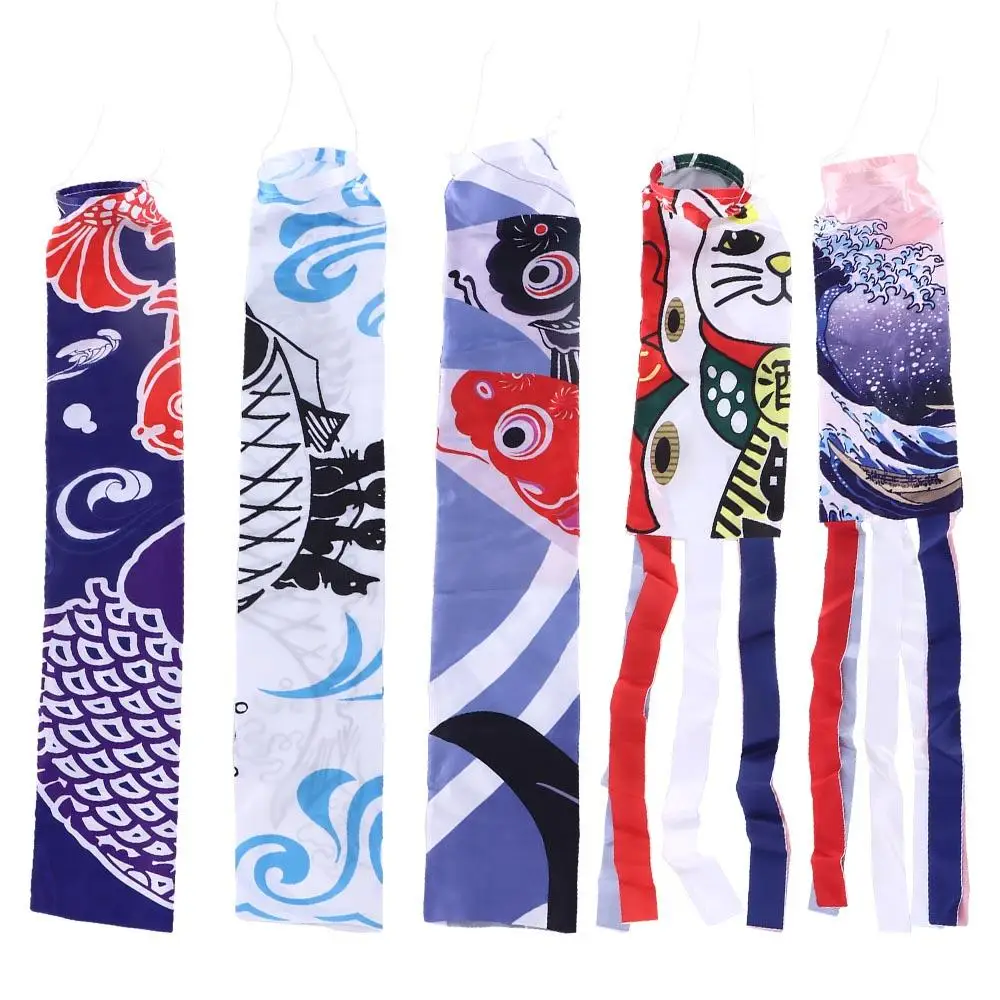 70/140Cm Colorful Cartoon Fish Windsock Giapponese Koinobori Windsock Fish Wind Streamer Fish Flag Windsock Carp Wind Sock Flag