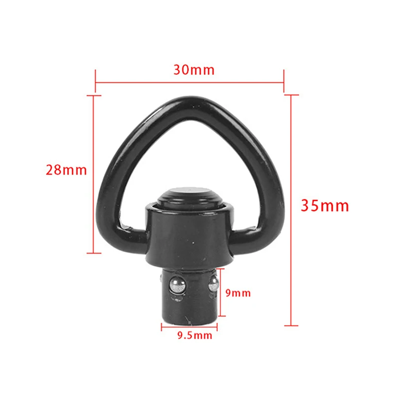 Rifle Push Button QD Quick Release Sling Swivel Mount Ring for Weapon Hunting Accessories sling swivel adapter sling swivel mount sling adapter sling attachment adapter
