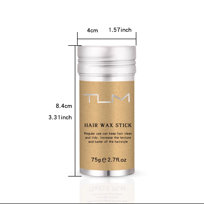 Hair Wax Stick For Flyaways Hair Non-greasy ,Hair Styling Wax For Smooth Wigs, Styling Pomade Stick Flyaways Edge&Frizz