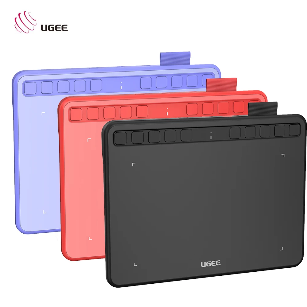 Ugee-tablet Gráfico de Desenho com Caneta 63×4 Polegadas Caneta Digital Apto para Linux Mac Windows Android Osu