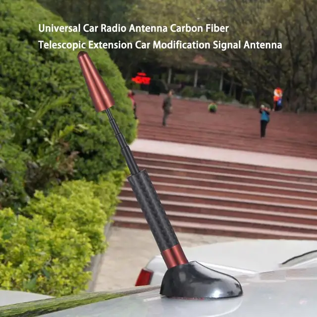 9 Inch Antenna Mast 9 Inch Universal Car Antenna - Flexible Rubber AM ...