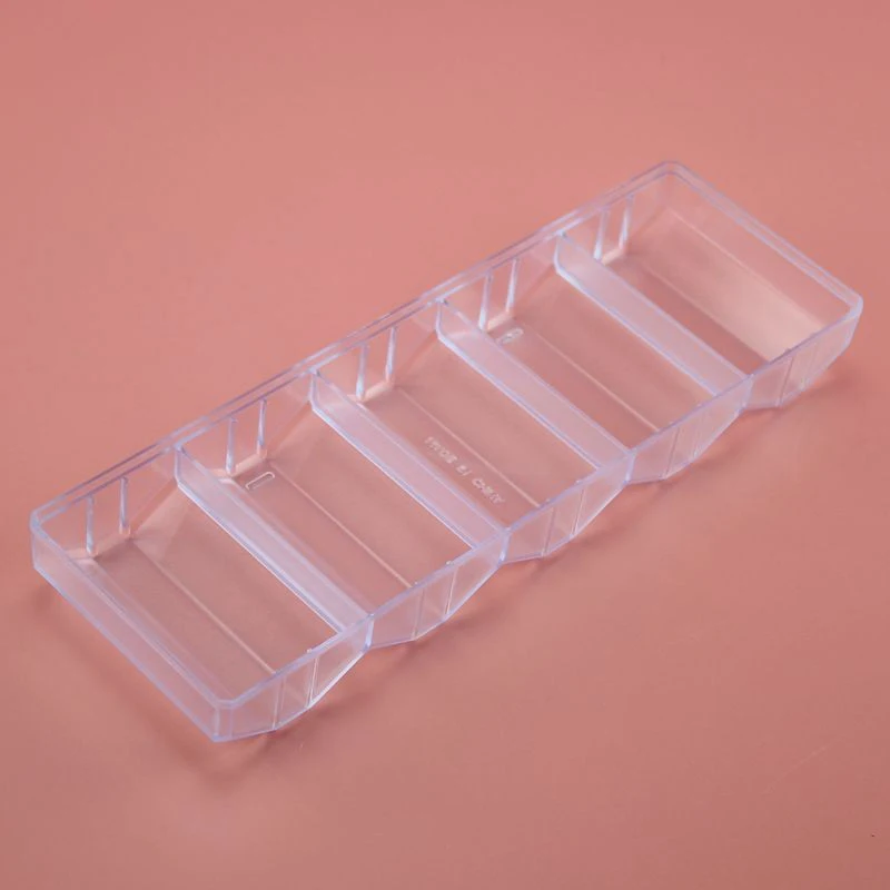 새로운 전문가용 아크릴 포커 칩 홀더 트레이, 100개 칩 수납 가능, 5칸 정리함, 디스플레이 캐비닛, 파티 게임용