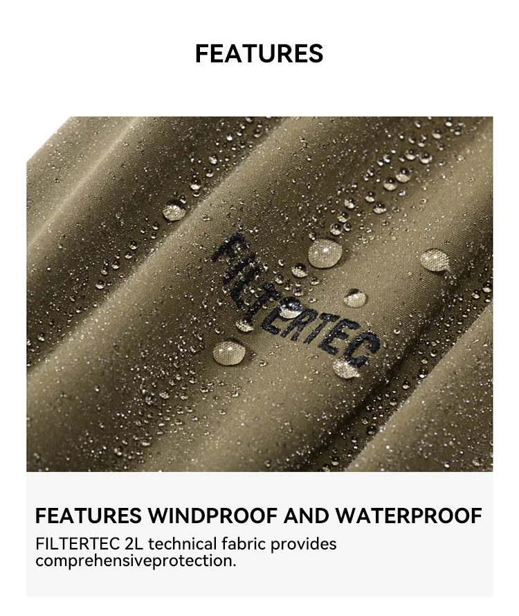 Description Picture 4 of itemKAILAs 3-in-1 Hiking Jacket Men Hard Shell Windproof Waterproof Outdoor Fleece Trekking Camping coat 2 Pics Set KG2331123