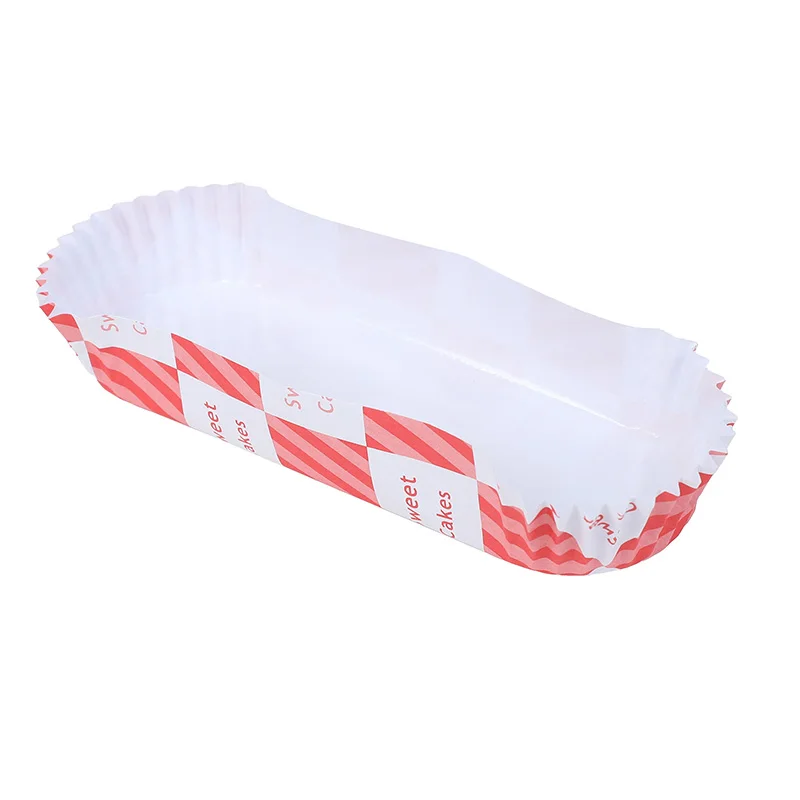 50/100 Stück Brotpapier-Tablett, Backförmchen, Muffins, Hamburger, ölbeständig, praktisch, Mini-Snack, Muffin-Wrapper, Cupcake-Liner-Werkzeuge – Detail 6