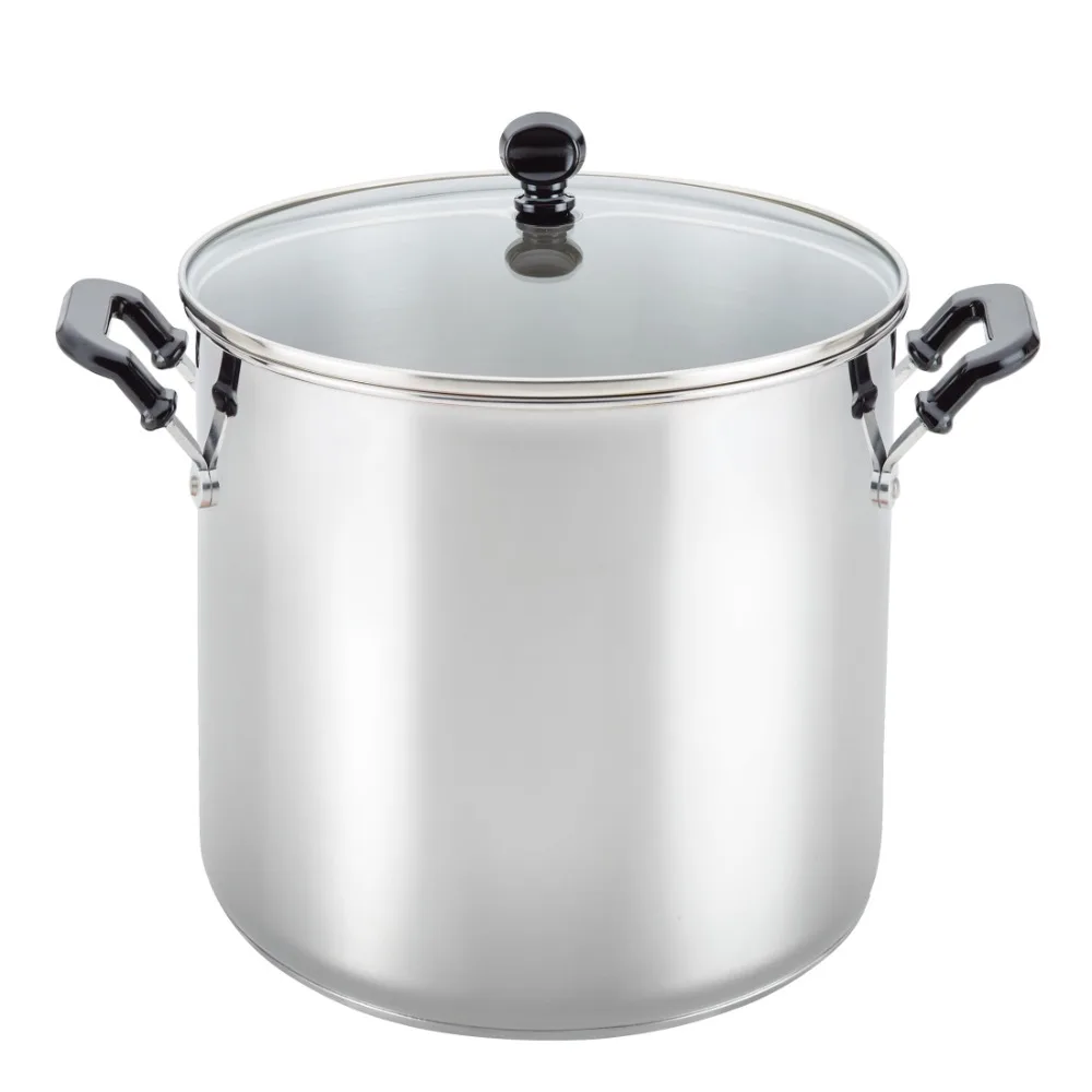 

Классический горшок из нержавеющей стали Farberware с крышкой, 11 кварт
