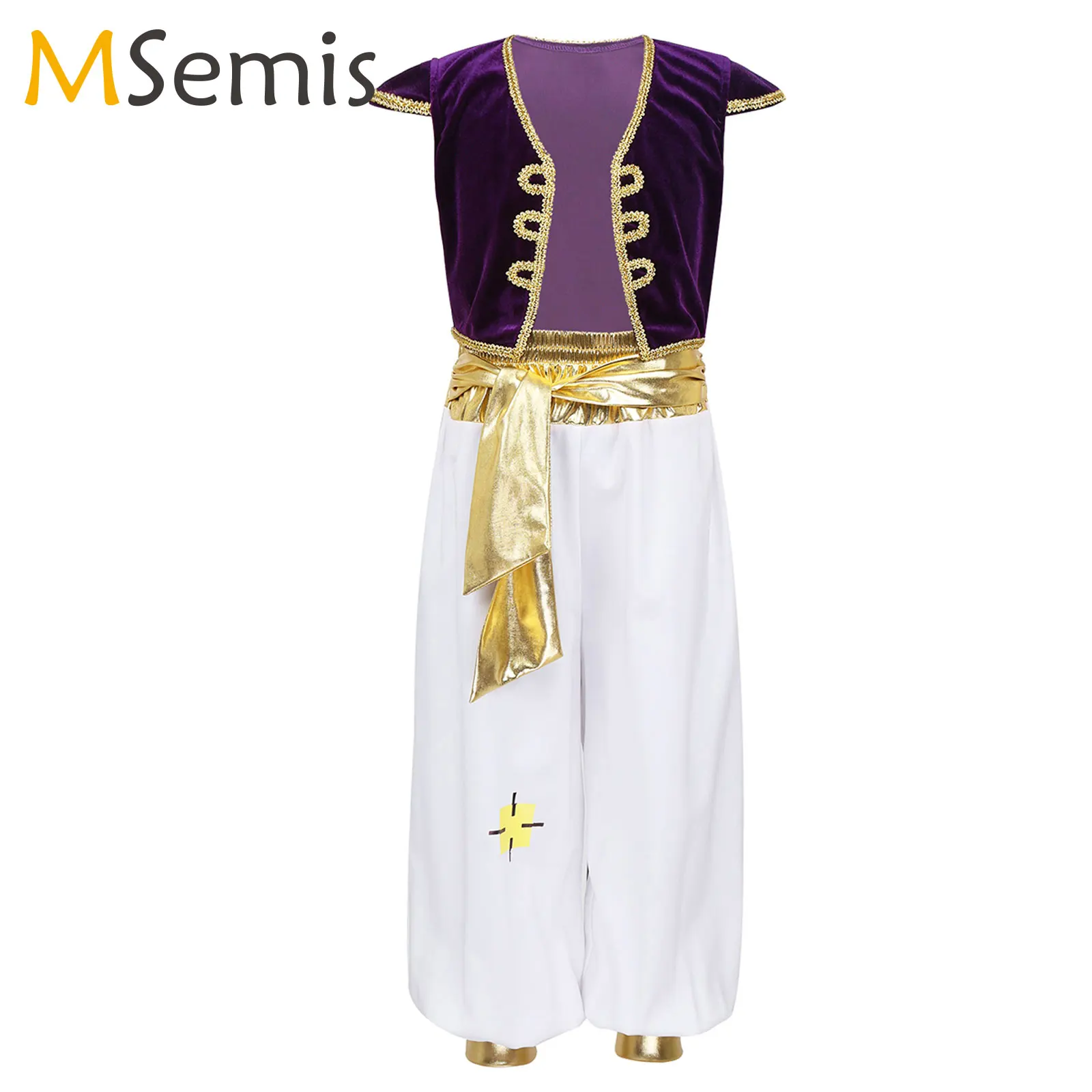 

Arabian Prince Costum Kids Adult Persian Arabian Halloween Role Play Vest Waistcoat Harem Pant Suit Theme Party Dress Up Clothes