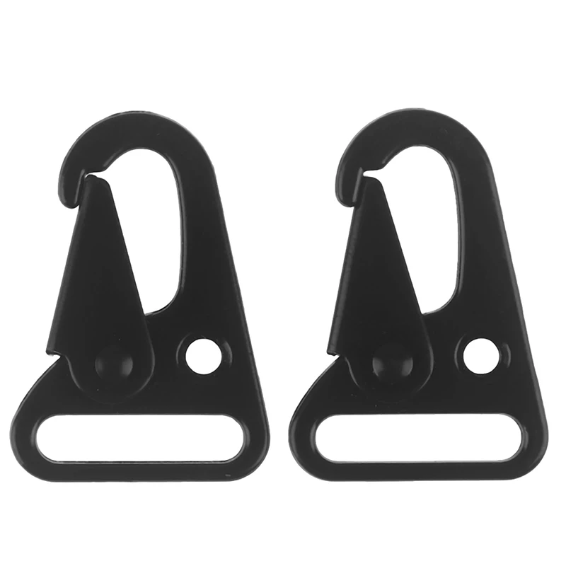 2Pcs HK Tipo Sling Snap Gancho Clipes Outdoor Camping Mountaineer Chaveiro