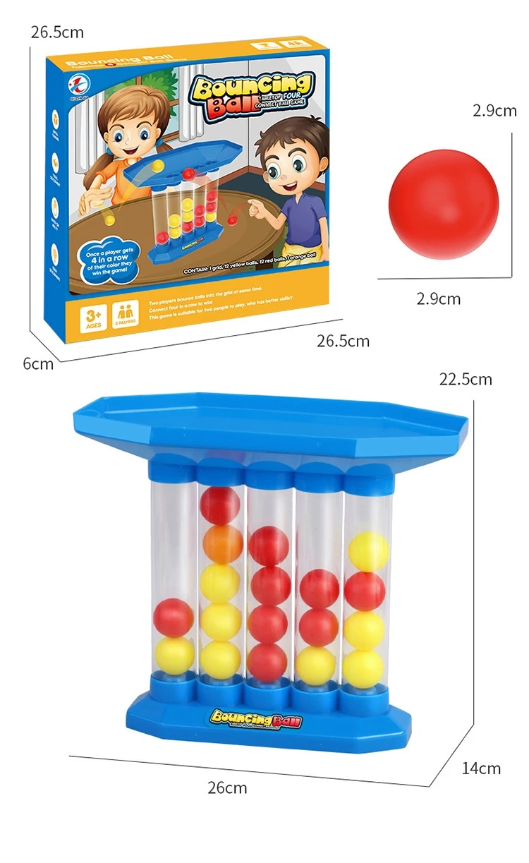 1 stuk Bounce Off partyspel, springbal, bouncing bal