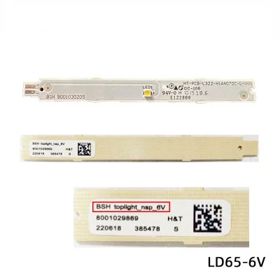 Bsh-led Faixa de Luz para Geladeira Siemens Bosch Peças Leves Lâmpada de Exibição 9001030205 Dc3v Dc6v