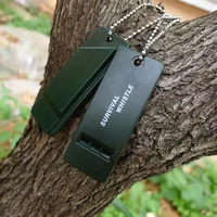 High Decibel 3-Frequency Whistle Portable Keychain Rugby Referee Camping Hiking Emergency Survival Whistle Outdoor Tools 2